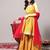 Ethnic Motifs Printed Gotta Patti A-Line Kurta & Sharara With Dupatta