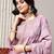 Ethnic Motifs Yoke Design Regular Sequinned Kurta With Trousers & Dupatta
