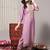 Ethnic Motifs Yoke Design Regular Sequinned Kurta With Trousers & Dupatta