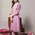 Ethnic Motifs Yoke Design Regular Sequinned Kurta With Trousers & Dupatta