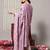 Ethnic Motifs Yoke Design Regular Sequinned Kurta With Trousers & Dupatta