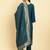 Floral Embroidered Beads & Stones Kurta With Trousers & Dupatta