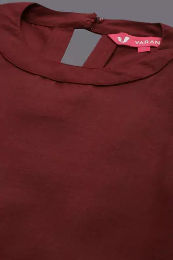Halter Neck Straight Kurta with Trousers & Dupatta