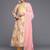 Floral Printed Empire Sequinned Kurta with Trousers & With Dupatta