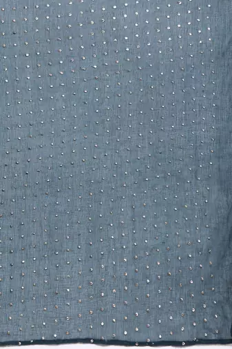 Ethnic Motifs Embroidered Regular Sequinned Kurta with Trousers & Dupatta
