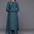 Ethnic Motifs Embroidered Regular Sequinned Kurta with Trousers & Dupatta