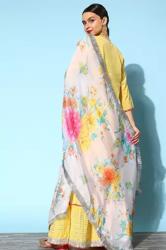 Women Ethnic Motifs Pure Cotton Hyper Texture Kurta Set