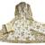 Beautiful jaipuri off-white and mustard yellow floral block printed cotton anarkali suit set