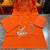 orange traditional motif hand embroidered cotton straight kurta pant suit set with dupatta