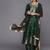 Women Green Kurta with Trousers & With Dupatta
