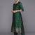 Women Green Kurta with Trousers & With Dupatta