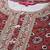 Women Maroon Ethnic Motifs Embroidered Kurta with Palazzos