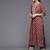 Women Maroon Ethnic Motifs Embroidered Kurta with Palazzos