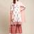 Women White Floral Printed Kurta with Sharara & With Dupatta