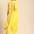 Women Yellow Regular A-Line Kurta with Palazzos & With Dupatta
