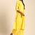 Women Yellow Regular A-Line Kurta with Palazzos & With Dupatta
