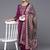 Floral Embroidered Sequinned Kurta With Trousers & Dupatta
