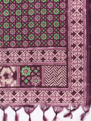 Floral Embroidered Sequinned Kurta With Trousers & Dupatta 4