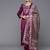 Floral Embroidered Sequinned Kurta With Trousers & Dupatta
