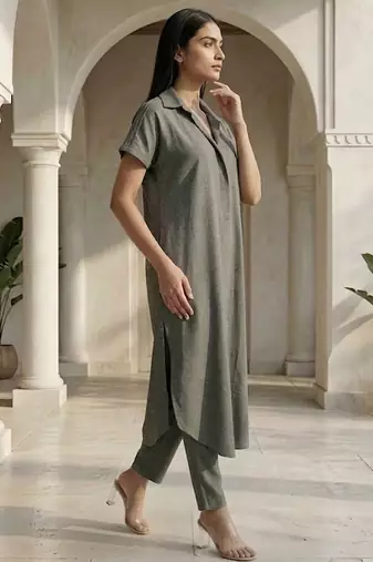 Women Regular Kurta with Trousers