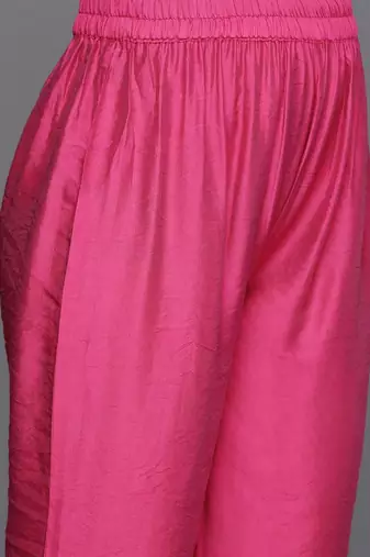 Leheriya Printed Straight Kurta with Trousers & With Dupatta