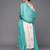 Women Off White Floral Printed Pleated Gotta Patti Kurta with Trousers & With Dupatta