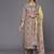 Women Brown Bandhani Printed Gotta Patti Pure Cotton Kurta with Palazzos & With Dupatta