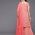 Women Peach-Coloured Printed Gotta Patti Pure Cotton Kurta with Sharara & Dupatta