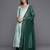 Dyed Regular Sequinned Pure Cotton Kurta with Palazzos & Dupatta