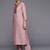 Women Pink Ethnic Motifs Embroidered Sequinned Kurta with Trousers & With Dupatta