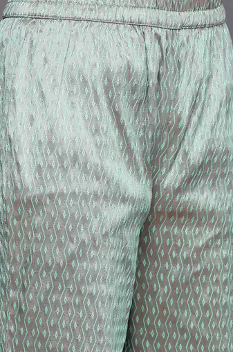 Embellished Kurta with Trousers & With Dupatta