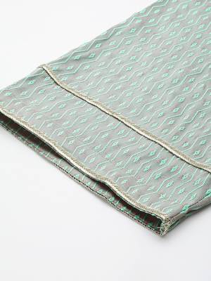 Embellished Kurta with Trousers & With Dupatta 9