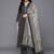Woven Design Kurta with Trousers & With Dupatta