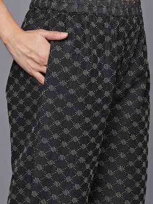 Woven Design Kurta with Trousers & With Dupatta 3