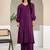 Women A- Line Kurta With Trousers