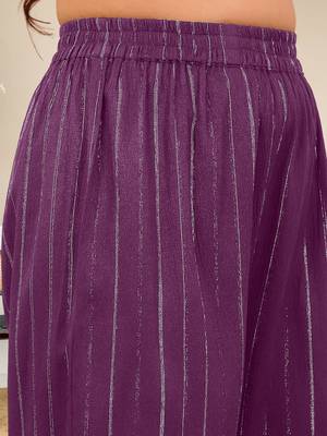 Women A- Line Kurta With Trousers 3