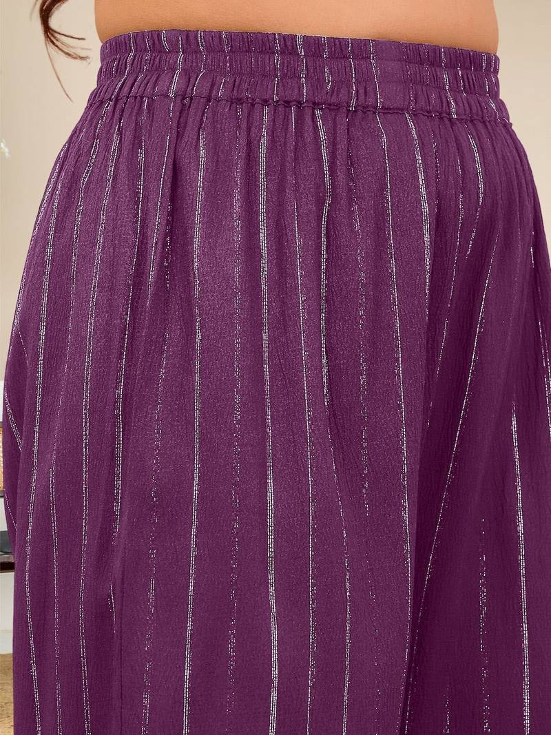 Women A- Line Kurta With Trousers