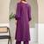 Women A- Line Kurta With Trousers
