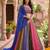 multicolor butti woven soft silk leriya print lehenga set with blouse & dupatta - full stitched free size
