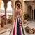 multicolor 9-color frilled rayon cotton lehenga with gamthi kutchi mirror work silk top - full stitched free size
