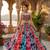 multicolor shibori printed faux gorgette lehenga set with gamthi work top - full stitched free size