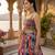 multicolor shibori printed faux gorgette lehenga set with gamthi work top - full stitched free size