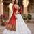 Multicolor Bandhani Printed Rayon Cotton Frilled Lehenga Set with Kutchhi Mirror Work Blouse & Koti