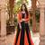 multicolor gota patti rayon cotton lehenga set with blouse & kutchi mirror work koti - full stitched free size
