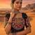 black rayon cotton zari border chaniya choli with mirror work top - full stitched free size