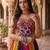 multicolor frilled rayon cotton kutchi mirror work lehenga set with fancy top - full stitched free size