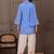 Sky blue smart readymade fancy graceful suit 