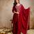 Maroon smart readymade fancy graceful suit 