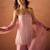 Pink smart readymade fancy graceful suit 