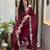 Maroon smart readymade fancy graceful suit 